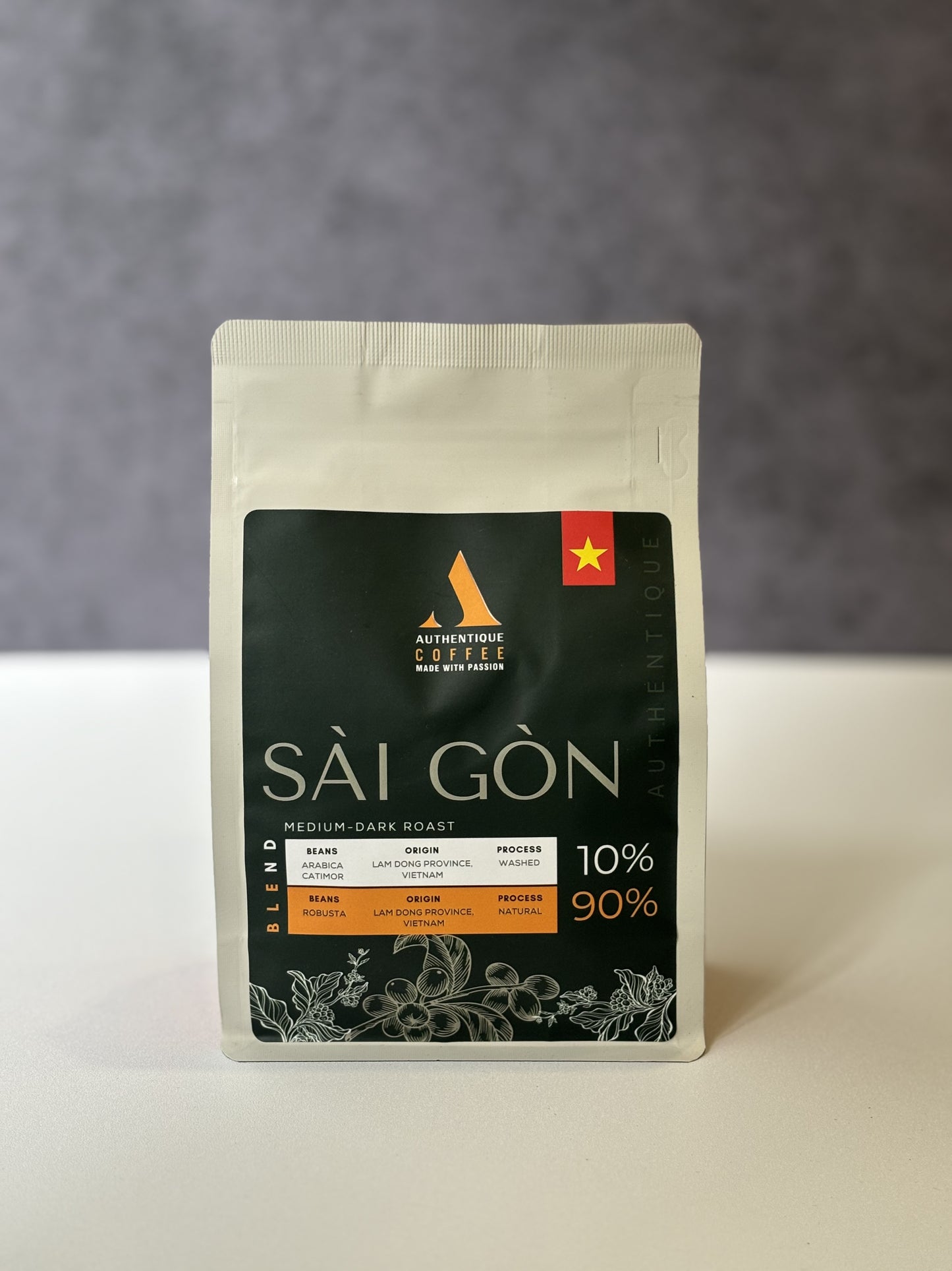 ซูอิกอน-ดาร์กโรสต์ (อาราบิก้า 10%, โรบัสต้า 90%) 250g