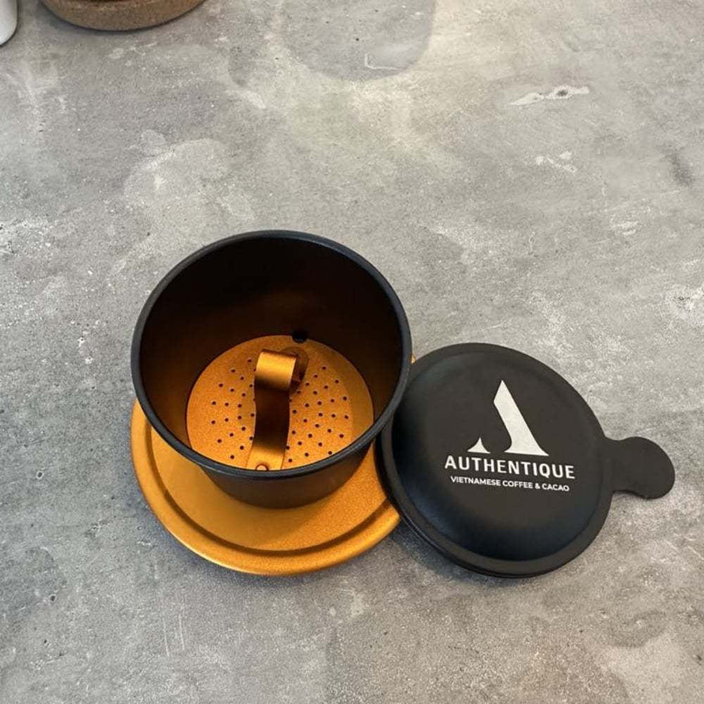 Authentique Vietnam Coffee Phin Filter Black & Orange