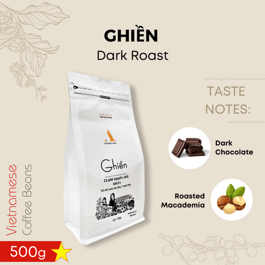 GHIỀN-Dark Roast (100% Robusta) 500g