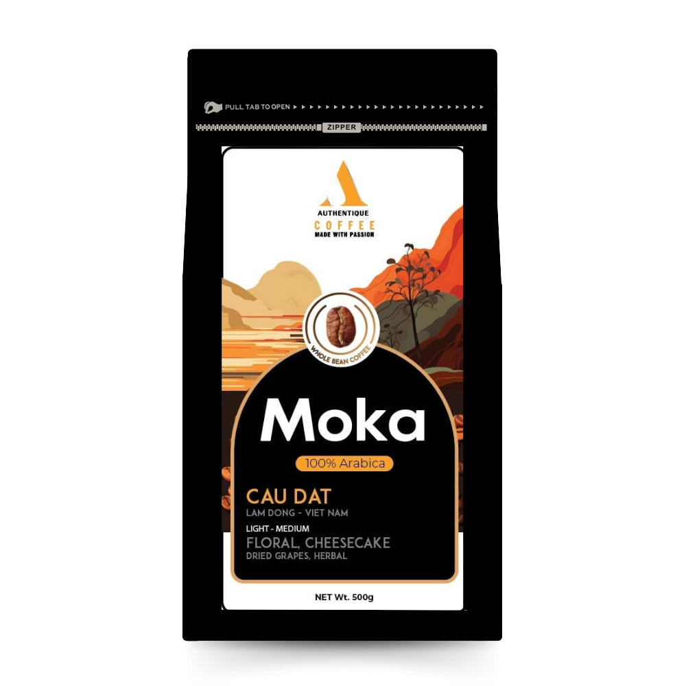 Authentique Moka Light-Medium Roast (100% Arabica) 500g