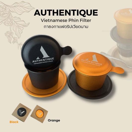 Authentique Vietnam Coffee Phin Filter Black & Orange